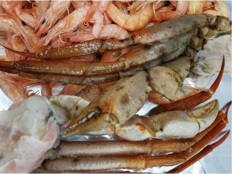 Cangrejos y marisco de Frescomar