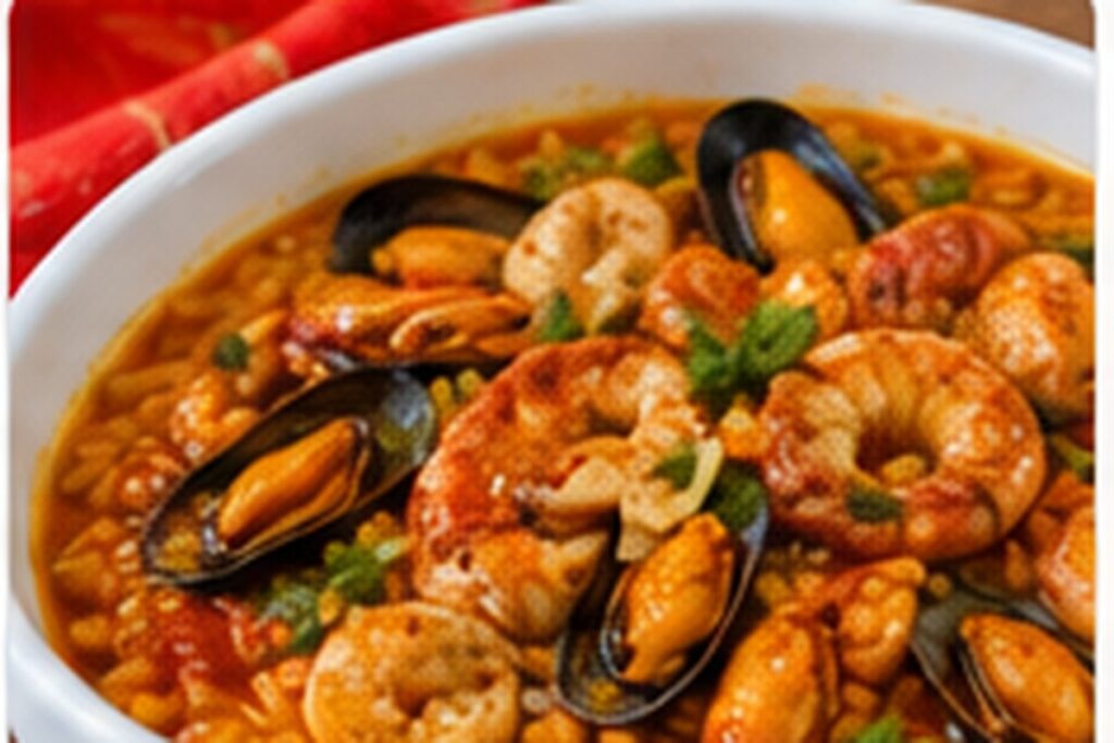 Arroz marinero - receta Frescomar
